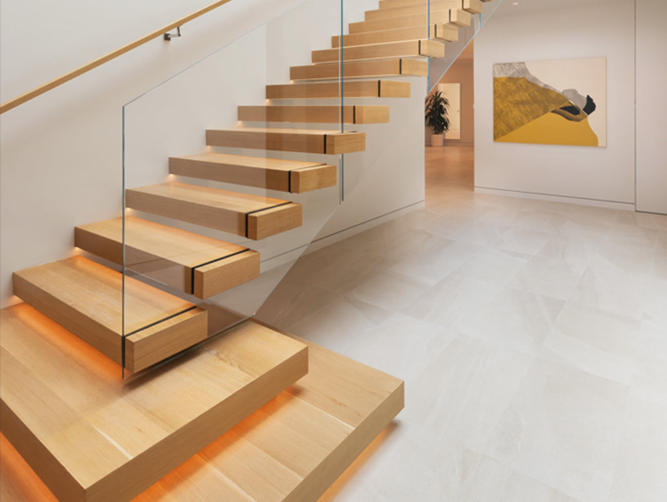 Cantilever Floating Staircase