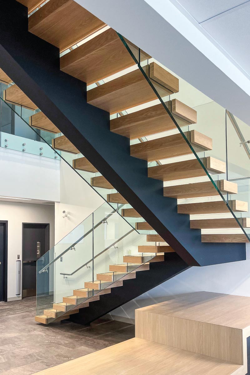 Central Spine Mono Stringer Staircase