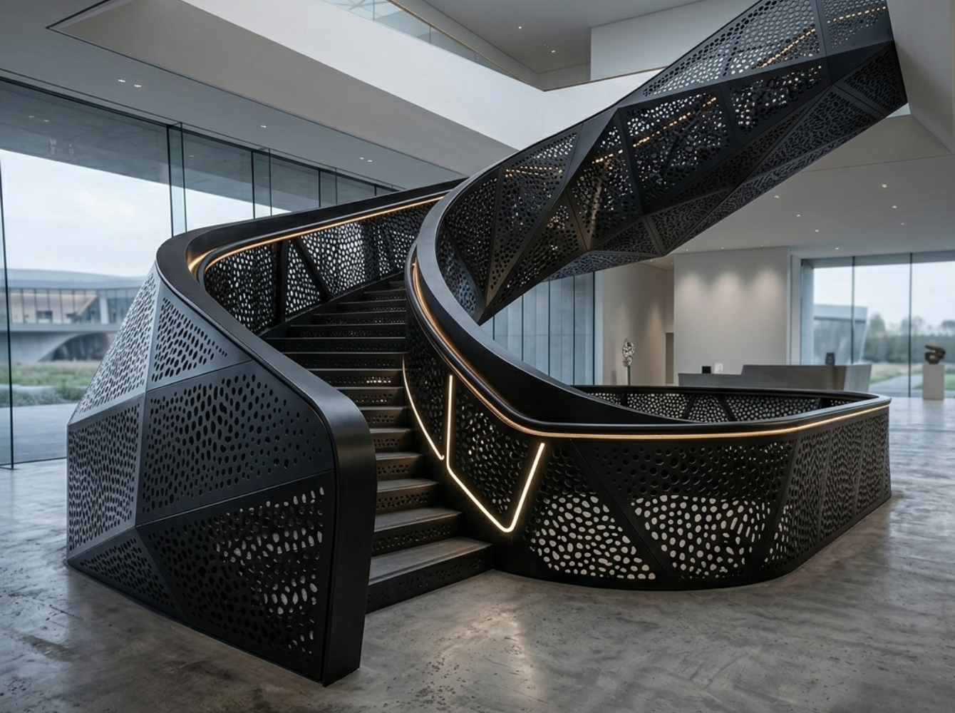 Bespoke cantilever staircase — Vision Stairs